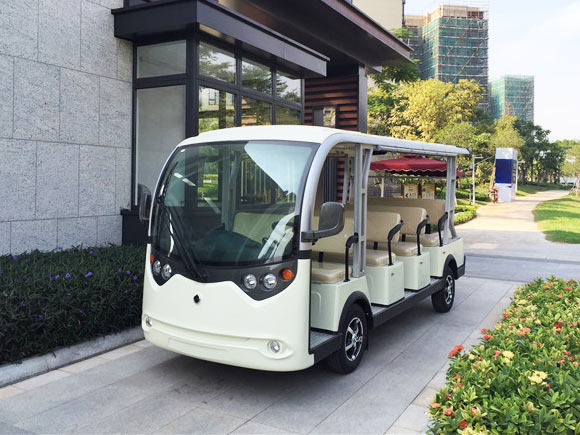 重慶園博園--11座電動(dòng)觀光車